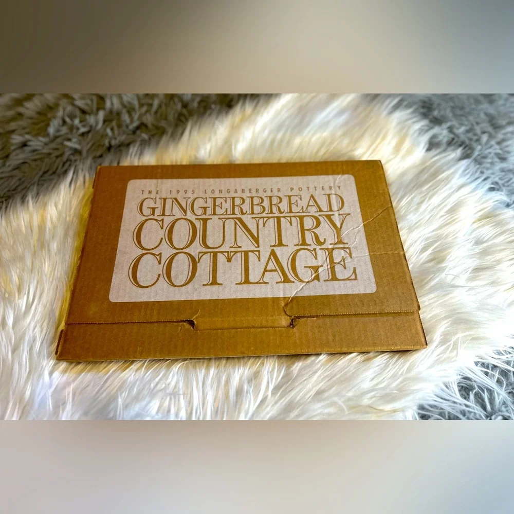 Vintage NIB 1995 Longaberger Gingerbread Country Cottage Template
